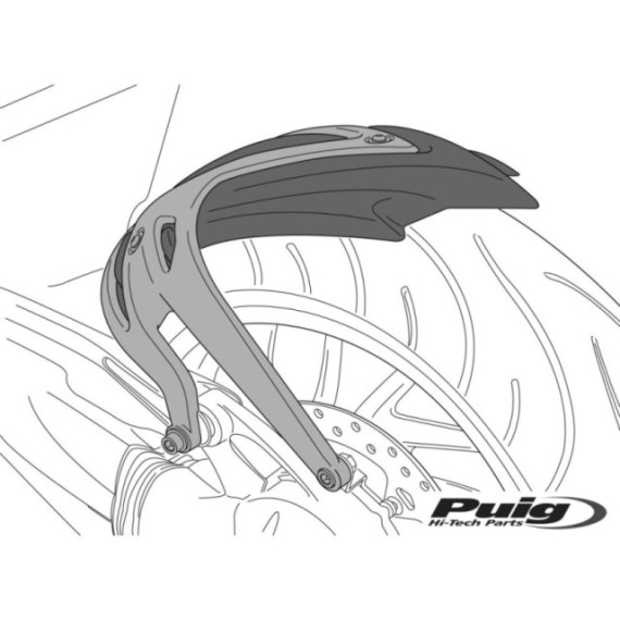 Puig Rear Hugger Kawasaki Ninja 300 13' C/Carbon