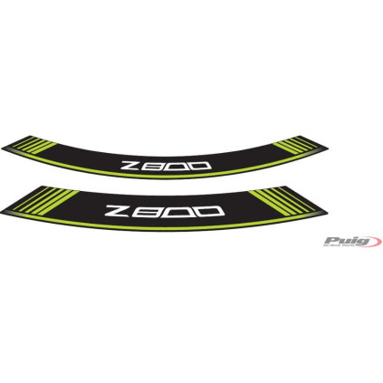 Puig Kit 8 Rim Strips Z800 C/Green