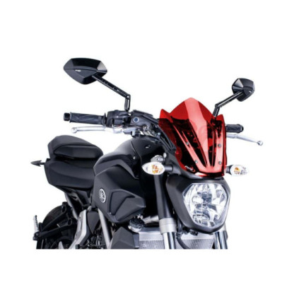 Puig Windshield New Gen Sport Yamaha Mt07 14'-17' C/Red