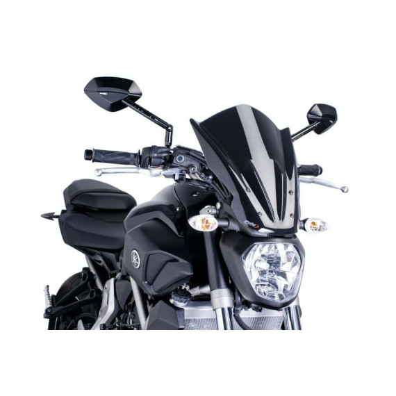 Puig Screen New Gen Touring Yamaha Mt07 14'-17' C/Black