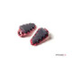 Puig Footrests Hi-Tech Trail Right/Left C/Red