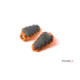 Puig Footrests Hi-Tech Trail Right/Left C/Orange