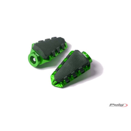 Puig Footpegs Hi-Tech Trail Rig/Left C/Greend