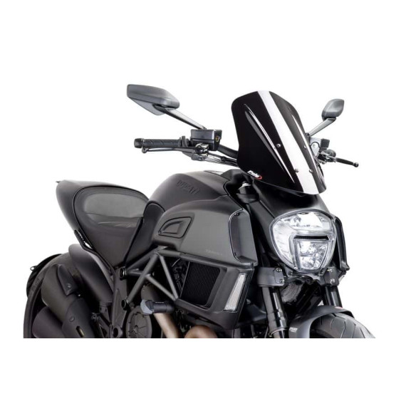 Puig Screen New Generation Touring Diavel 14'-18' C/Bla