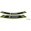 Puig Kit 8 Rim Strips Z1000 C/Green