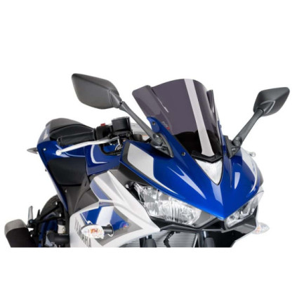 Puig Racing Screen Yamaha Yzf-R3 15'-18'C/Dark Smoke