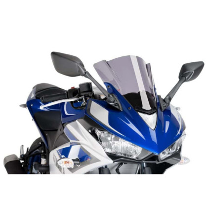 Puig Racing Screen Yamaha Yzf-R3 15'-18'C/Smoke