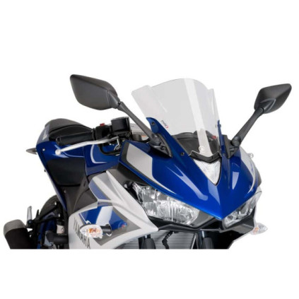 Puig Racing Screen Yamaha Yzf-R3 15'-18'C/Clear