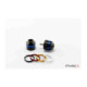 Puig Short Bar End W/Rings Aprilia C/Black