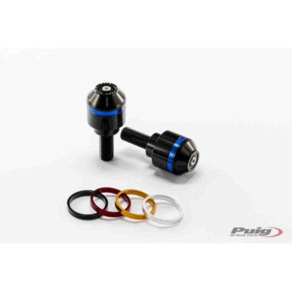 Puig Short Bar End W/Rings Bmw F800R C/Black