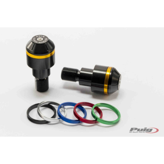 Puig Short Bar End W/Rings Yamaha Mt-09 C/Black