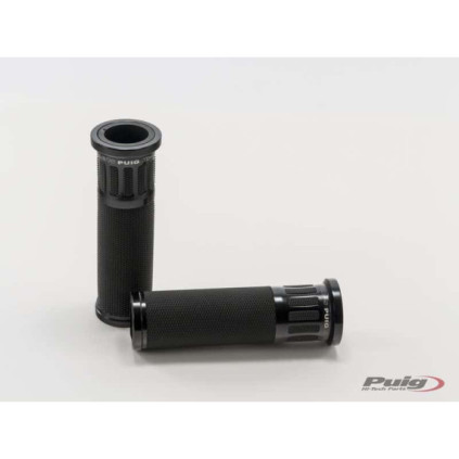 Puig Grips By Pair Puig Hi-Tech Alu 123Mm C/Black