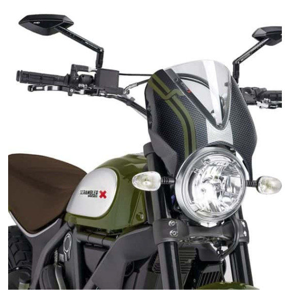 Puig Windshield New Generation Scrambler 15-17 Car/Clea