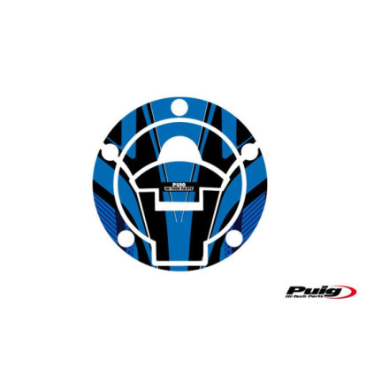 Puig Fuel Cap Cover Mod. Radical Yamaha C/Blue