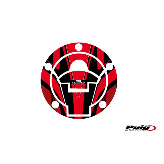 Puig Fuel Cap Cover Mod. Radical Yamaha C/Red