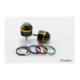 Puig Short Bar End W/Rings Suzuki C/Black