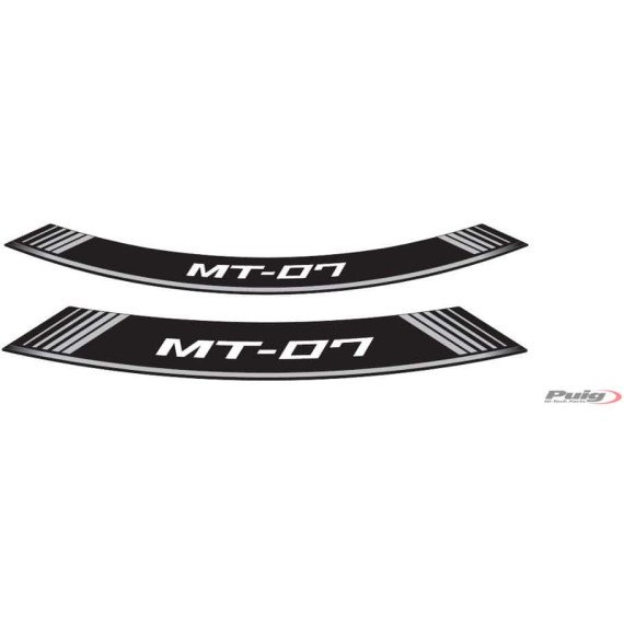 Puig Kit 8 Rim Strips Mt-07 C/Silver