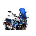 Puig Racing Screen + Kit Fix. Africa Twin 16'-18' C/Blu