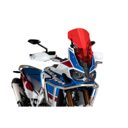 Puig Racing Screen + Kit Fix Africa Twin 16'-18' C/Red