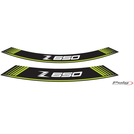 Puig Kit 8 Rim Strips Z650 C/Green