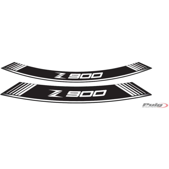 Puig Kit 8 Rim Strips Z900 C/White