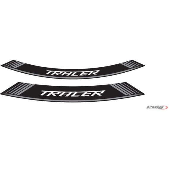 Puig Kit 8 Rim Strips Tracer C/Silver