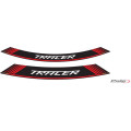 Puig Kit 8 Rim Strips Tracer C/Red