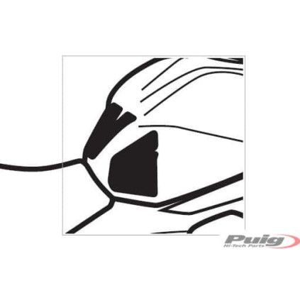 Puig Tank Pad + Side Part Kawasaki Z650 17' C/Carbo