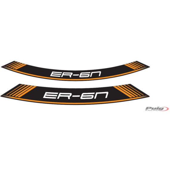 Puig Kit 8 Rim Strips Er6 C/Orange