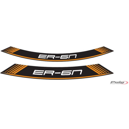 Puig Kit 8 Rim Strips Er6 C/Orange