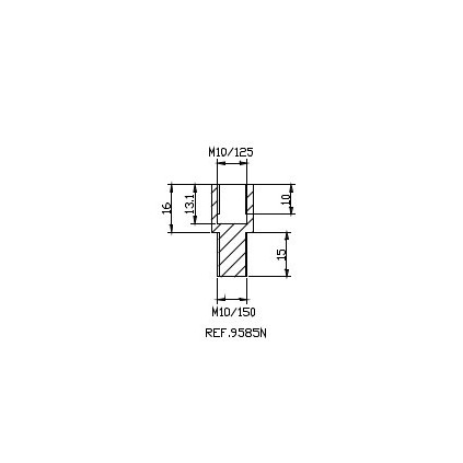 Puig Adapter M10/150 Right Thread Rear Mirror Hi-Tech B