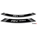 Puig Kit 8 Rim Strips Kymco Ak550 C/Silver