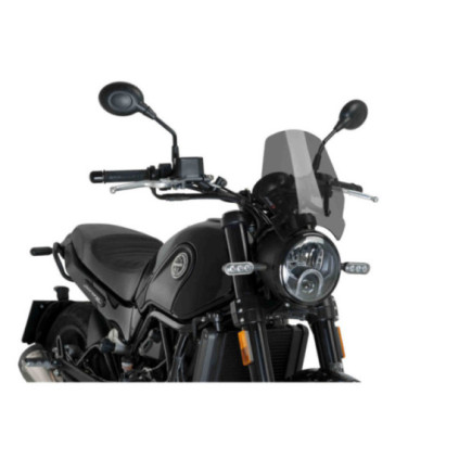 Puig Winds.New Generation Benelli Leoncino 500 C/Smoke