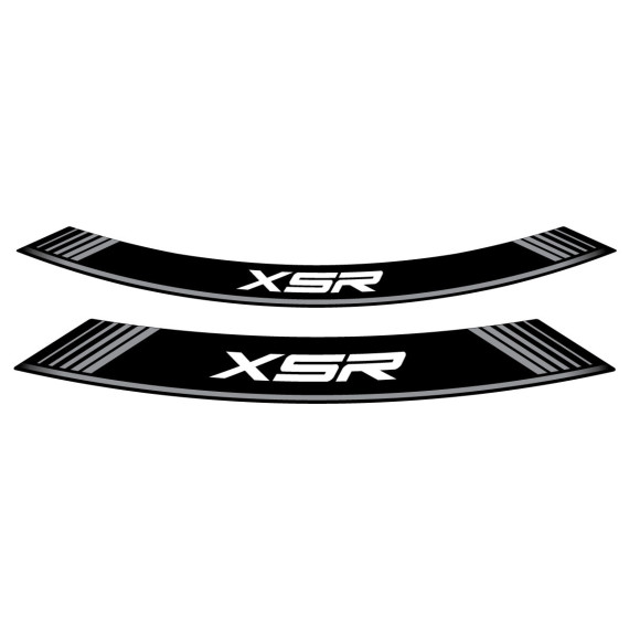 Puig Kit 8 Rim Strips Xsr C/Silver