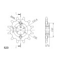 Supersprox Front Sprocket 307-12.2