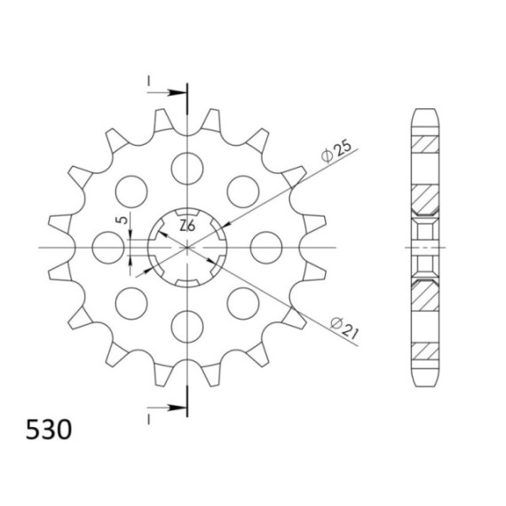 Supersprox Front Sprocket 567-15.2