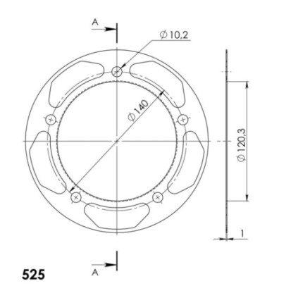 Supersprox Edge 1792:42 Silver aluplate