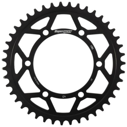 Supersprox Edge Rear Sprocket RFA-486:43 Black