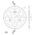 Supersprox Rear Sprocket Steel RFE-6617:46