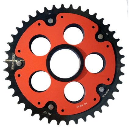 Supersprox Edge Rear Sprocket 733_525:41 Red