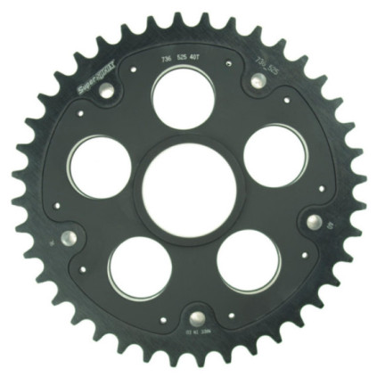 Supersprox Edge Rear Sprocket 736_525:40 Black