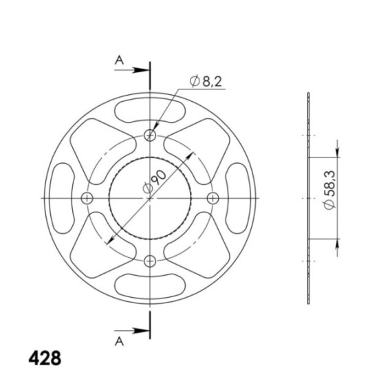 Supersprox Edge 803:45 Red aluplate