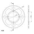 Supersprox Rear Sprocket Alu RAL-1140:56 Red