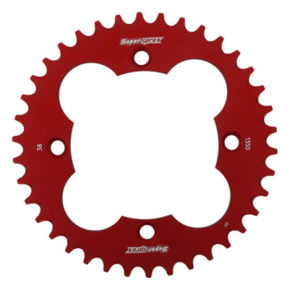 Supersprox Rear Sprocket Alu RAL-1350:38 Red