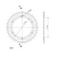 Supersprox Rear Sprocket Alu RAL-1512:40 Gold