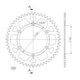 Supersprox Rear Sprocket Alu RAL-1512:49 Silver