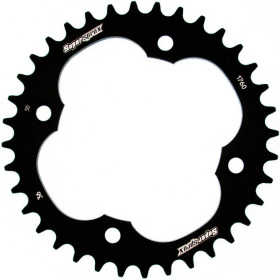 Supersprox Rear Sprocket Alu RAL-1760:36 Black