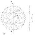 Supersprox Rear Sprocket Alu RAL-1825:41 Black