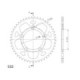 Supersprox Rear Sprocket Alu RAL-1873:49 Black