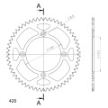 Supersprox Rear Sprocket Alu RAL-209:56 Black